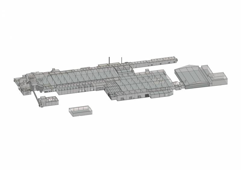 Maquette Numérique 3D de bâtiments industriels - BIM